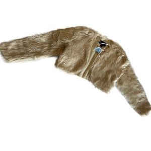 Faux Fur Cropper Coat